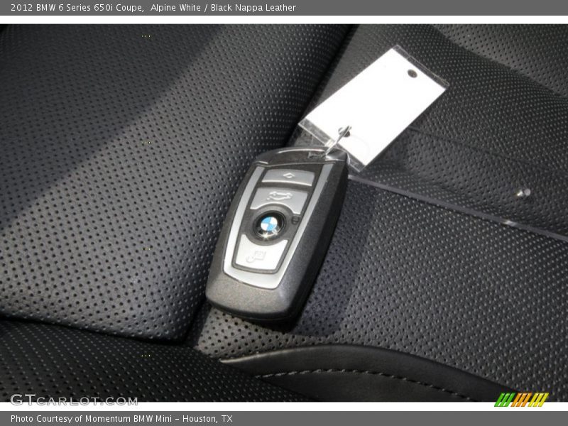 Keys of 2012 6 Series 650i Coupe
