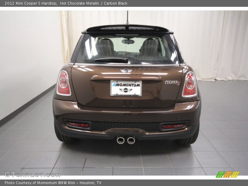 Hot Chocolate Metallic / Carbon Black 2012 Mini Cooper S Hardtop