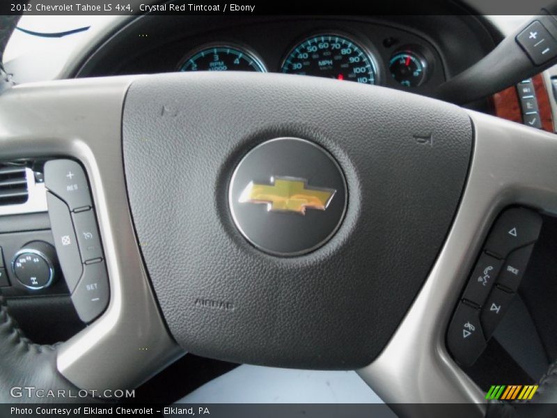 Crystal Red Tintcoat / Ebony 2012 Chevrolet Tahoe LS 4x4