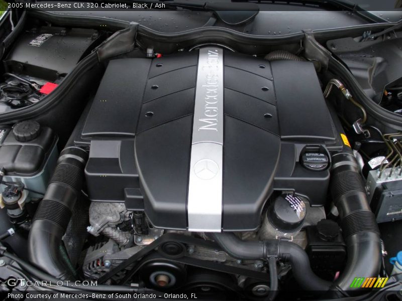 Black / Ash 2005 Mercedes-Benz CLK 320 Cabriolet
