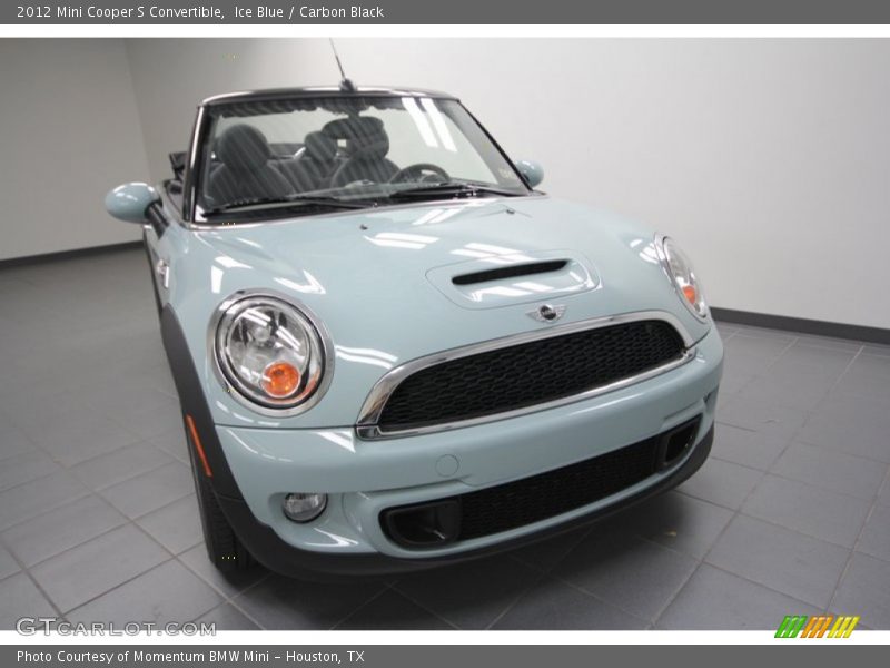 Ice Blue / Carbon Black 2012 Mini Cooper S Convertible