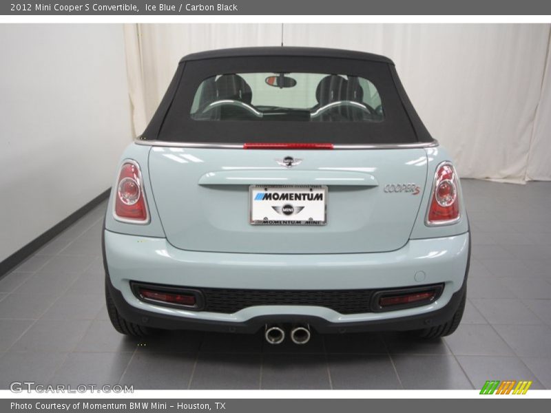 Ice Blue / Carbon Black 2012 Mini Cooper S Convertible