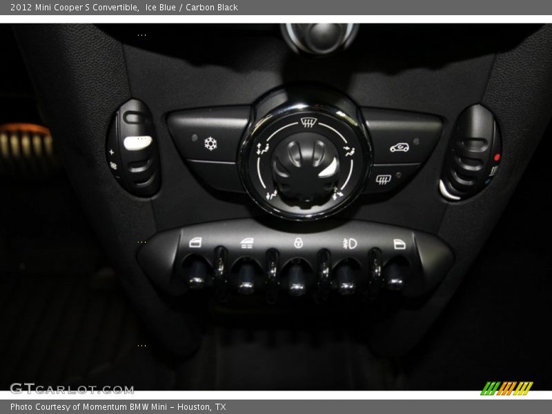 Controls of 2012 Cooper S Convertible