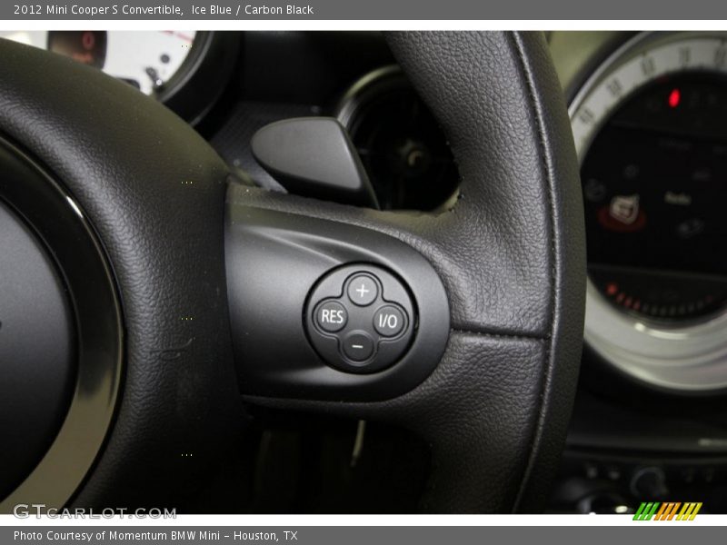 Controls of 2012 Cooper S Convertible
