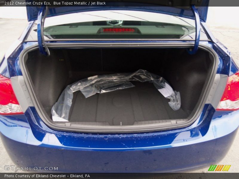 Blue Topaz Metallic / Jet Black 2012 Chevrolet Cruze Eco
