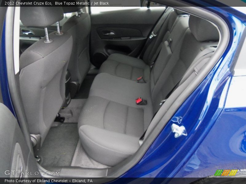 Blue Topaz Metallic / Jet Black 2012 Chevrolet Cruze Eco