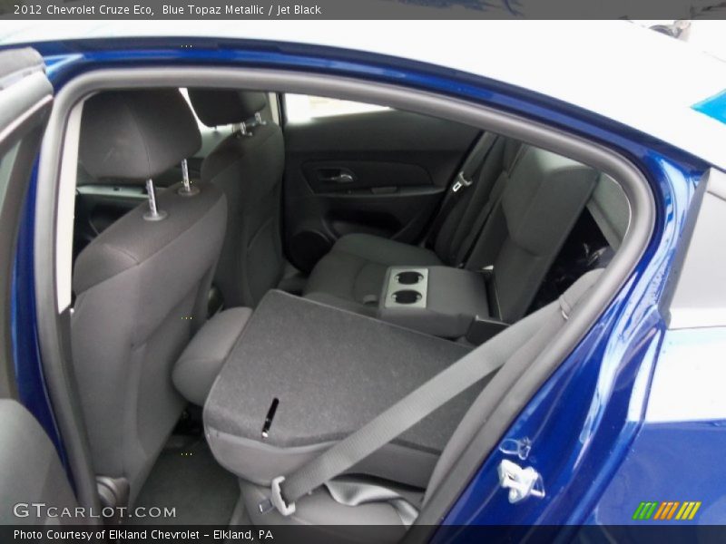 Blue Topaz Metallic / Jet Black 2012 Chevrolet Cruze Eco