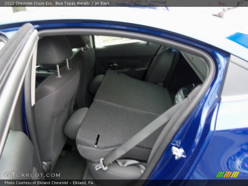 Blue Topaz Metallic / Jet Black 2012 Chevrolet Cruze Eco