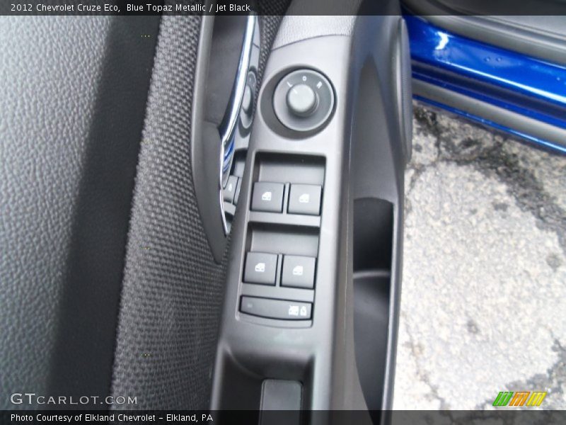 Blue Topaz Metallic / Jet Black 2012 Chevrolet Cruze Eco