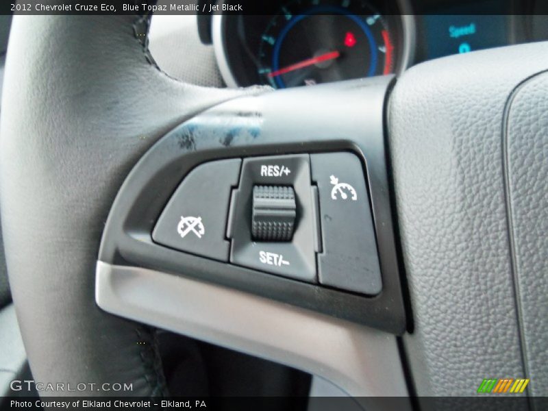 Blue Topaz Metallic / Jet Black 2012 Chevrolet Cruze Eco