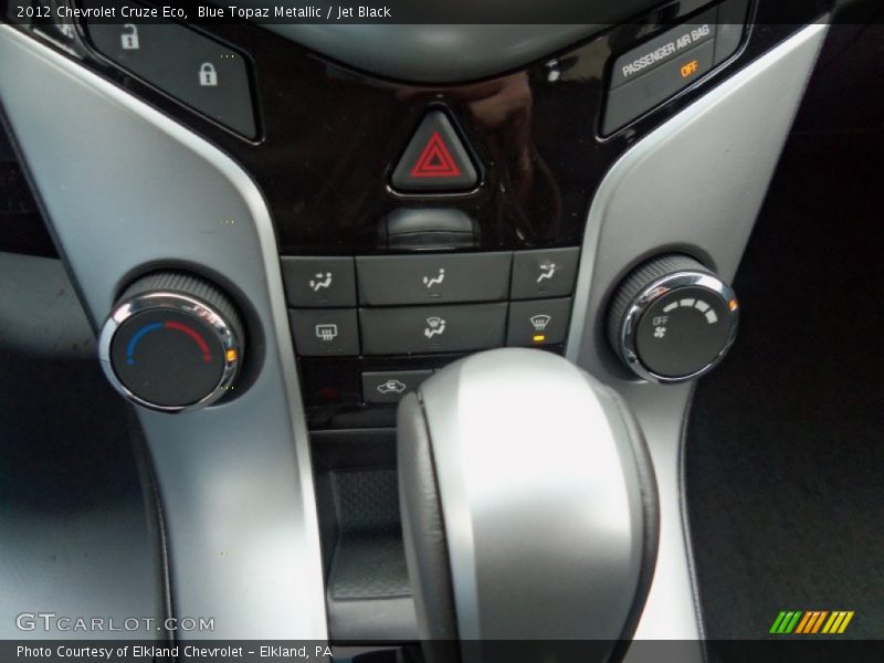 Blue Topaz Metallic / Jet Black 2012 Chevrolet Cruze Eco