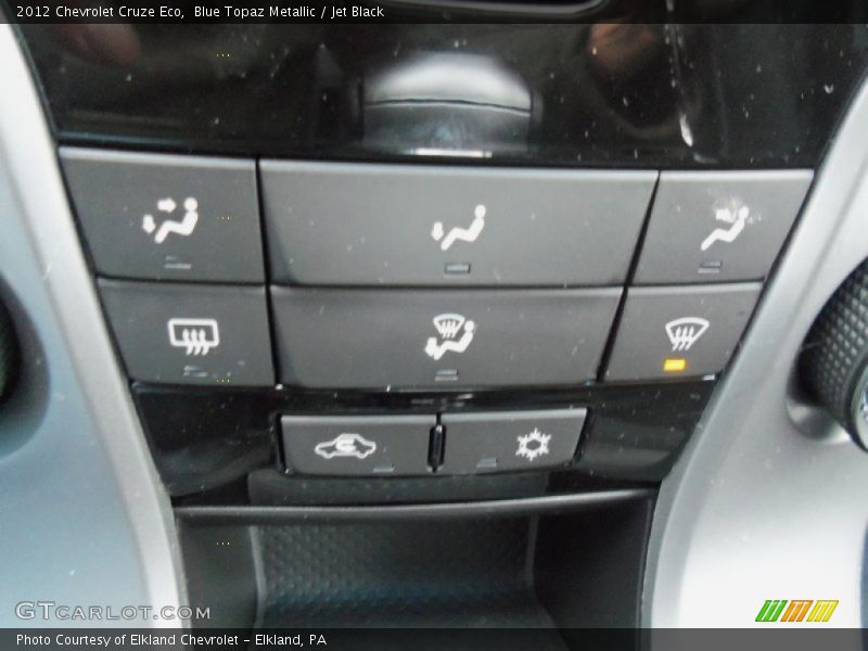 Blue Topaz Metallic / Jet Black 2012 Chevrolet Cruze Eco