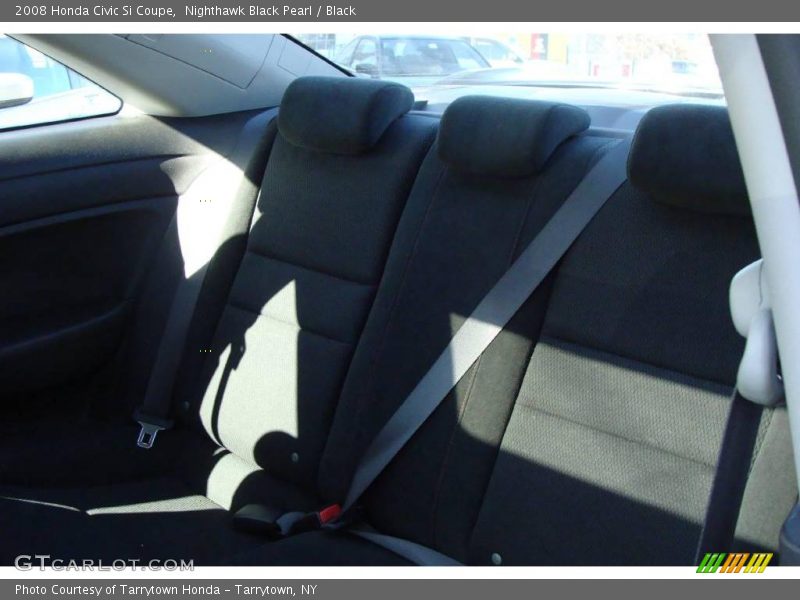 Nighthawk Black Pearl / Black 2008 Honda Civic Si Coupe