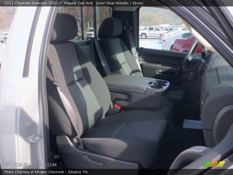 Sheer Silver Metallic / Ebony 2011 Chevrolet Silverado 1500 LT Regular Cab 4x4