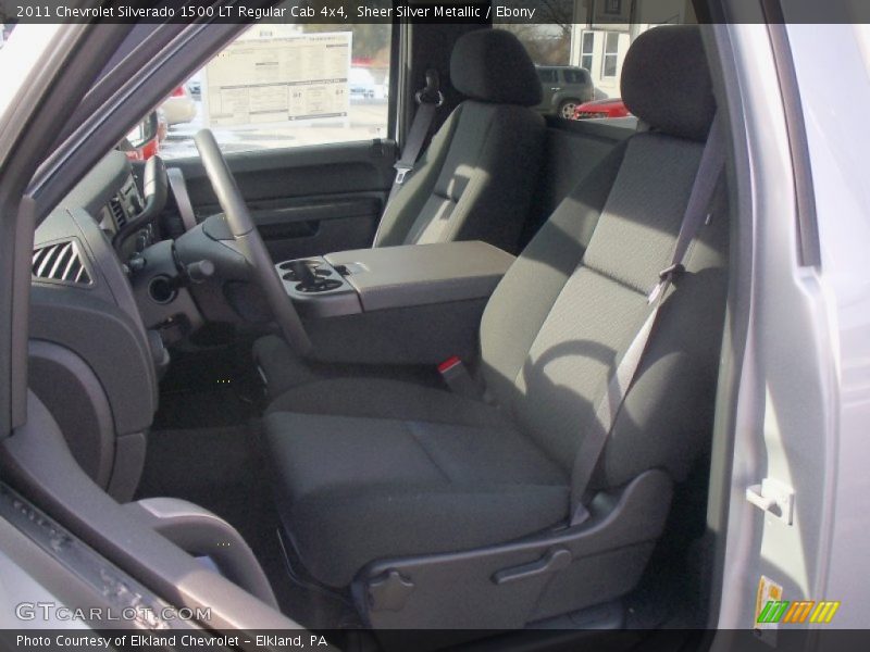 Sheer Silver Metallic / Ebony 2011 Chevrolet Silverado 1500 LT Regular Cab 4x4