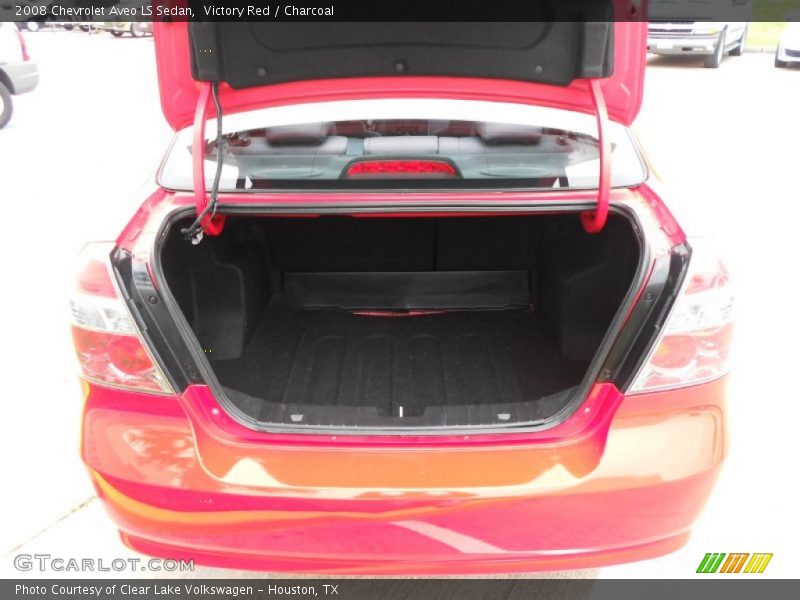 Victory Red / Charcoal 2008 Chevrolet Aveo LS Sedan