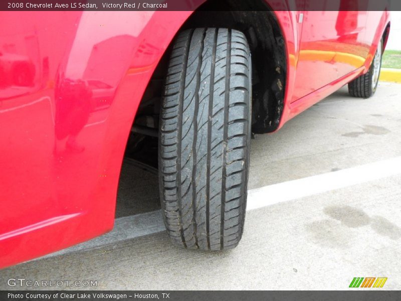 Victory Red / Charcoal 2008 Chevrolet Aveo LS Sedan