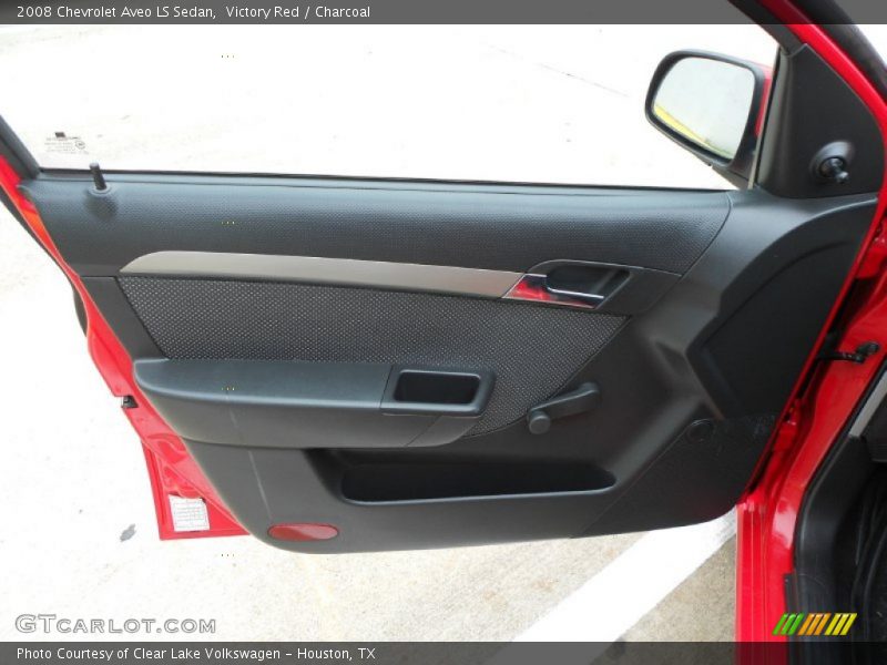 Victory Red / Charcoal 2008 Chevrolet Aveo LS Sedan