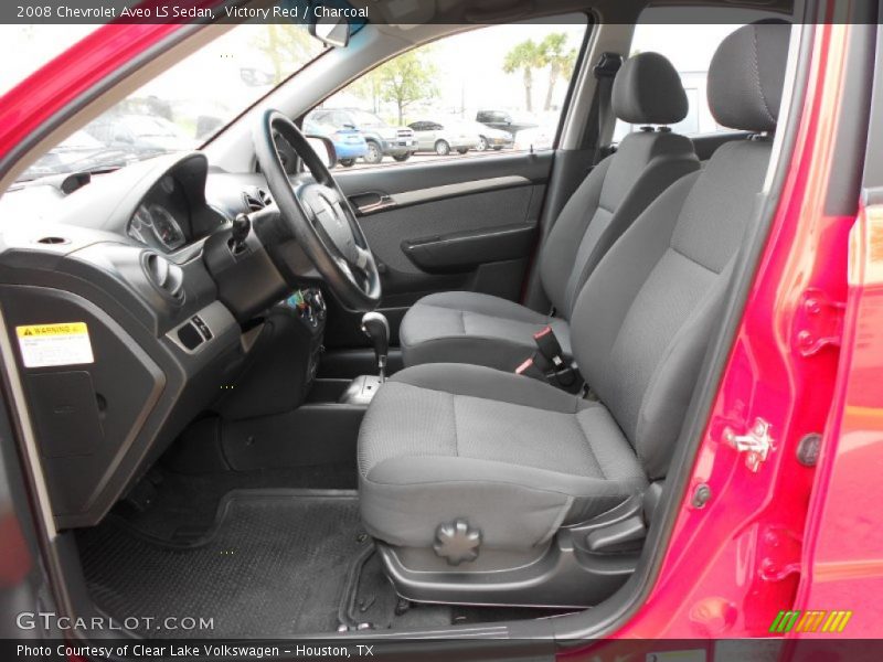 Victory Red / Charcoal 2008 Chevrolet Aveo LS Sedan