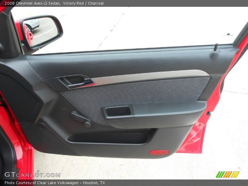 Victory Red / Charcoal 2008 Chevrolet Aveo LS Sedan