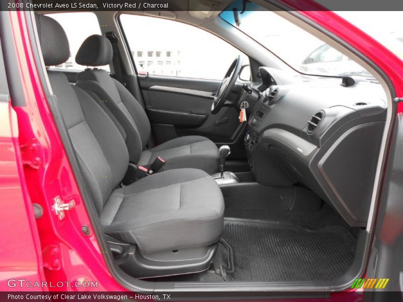 Victory Red / Charcoal 2008 Chevrolet Aveo LS Sedan