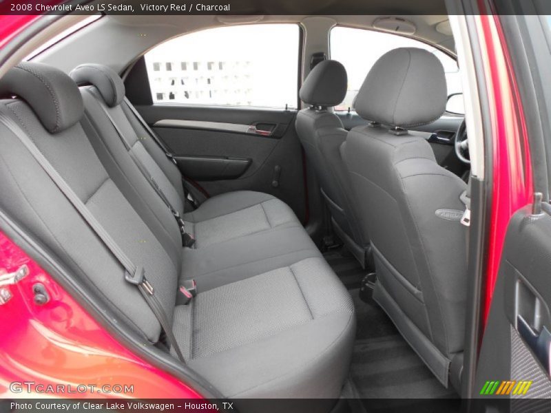 Victory Red / Charcoal 2008 Chevrolet Aveo LS Sedan