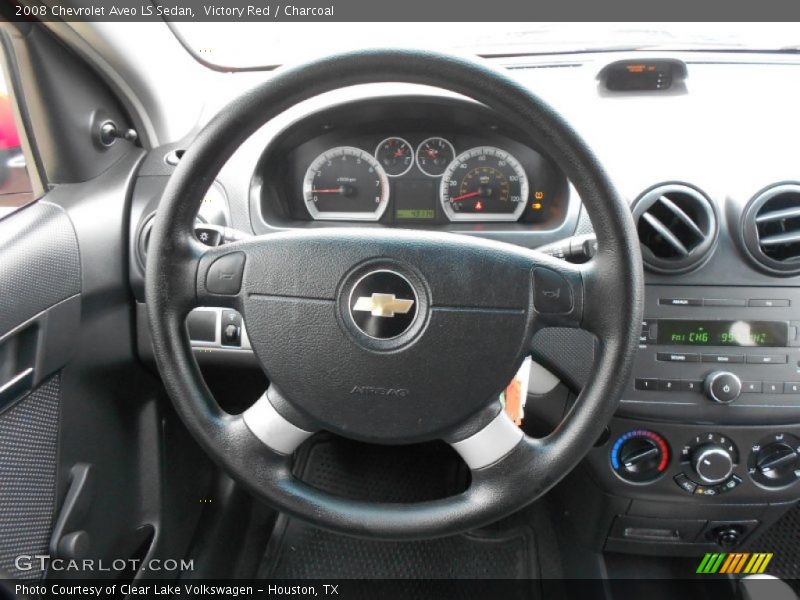 Victory Red / Charcoal 2008 Chevrolet Aveo LS Sedan