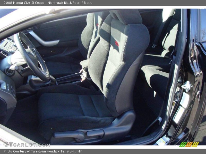Nighthawk Black Pearl / Black 2008 Honda Civic Si Coupe