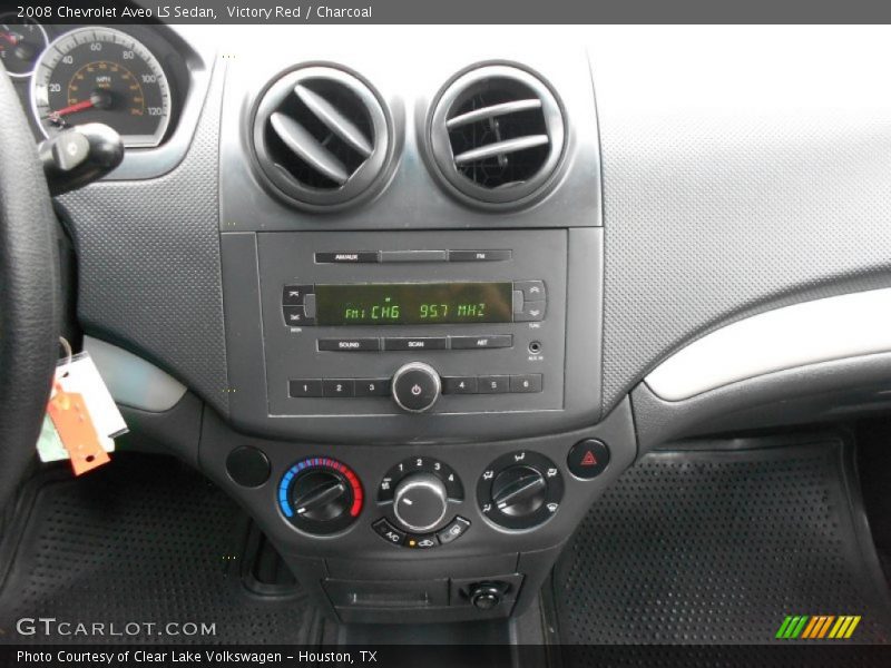 Victory Red / Charcoal 2008 Chevrolet Aveo LS Sedan