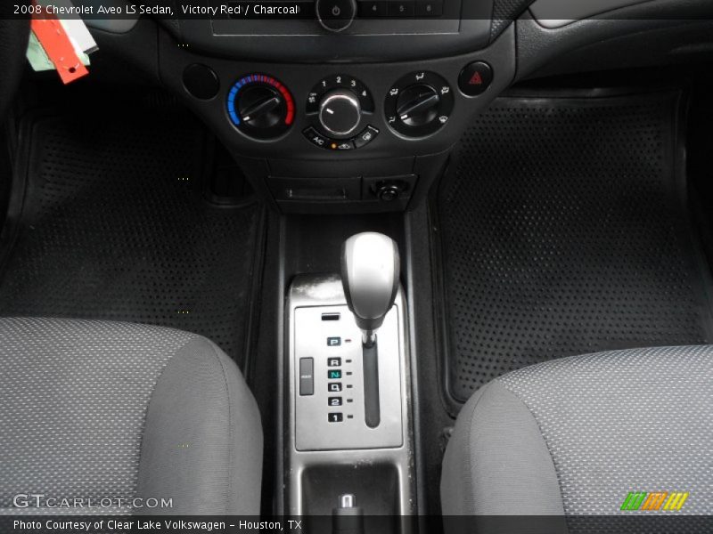 Victory Red / Charcoal 2008 Chevrolet Aveo LS Sedan