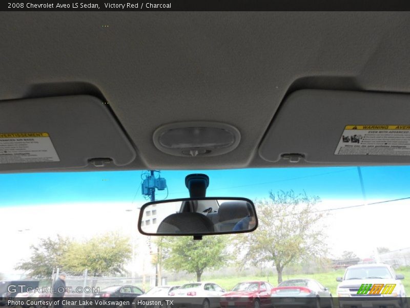 Victory Red / Charcoal 2008 Chevrolet Aveo LS Sedan