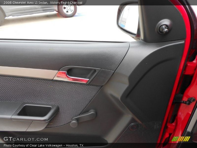 Victory Red / Charcoal 2008 Chevrolet Aveo LS Sedan