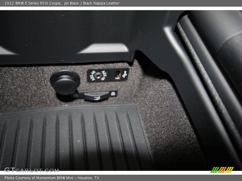 Jet Black / Black Nappa Leather 2012 BMW 6 Series 650i Coupe