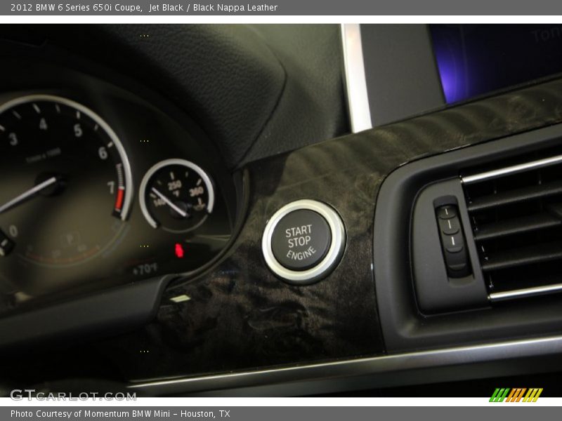 Jet Black / Black Nappa Leather 2012 BMW 6 Series 650i Coupe