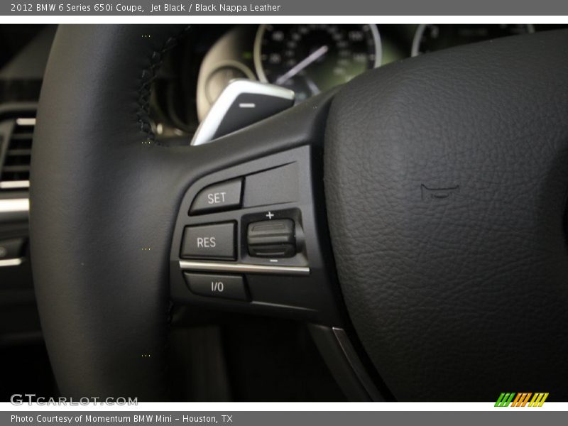 Jet Black / Black Nappa Leather 2012 BMW 6 Series 650i Coupe