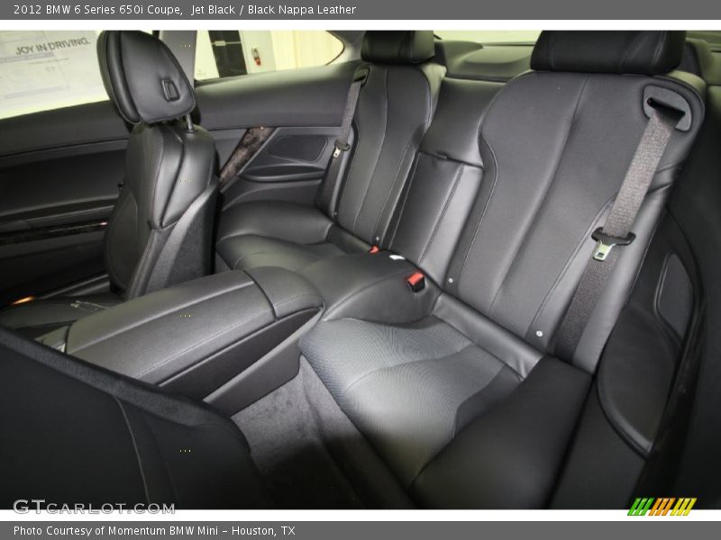 Jet Black / Black Nappa Leather 2012 BMW 6 Series 650i Coupe