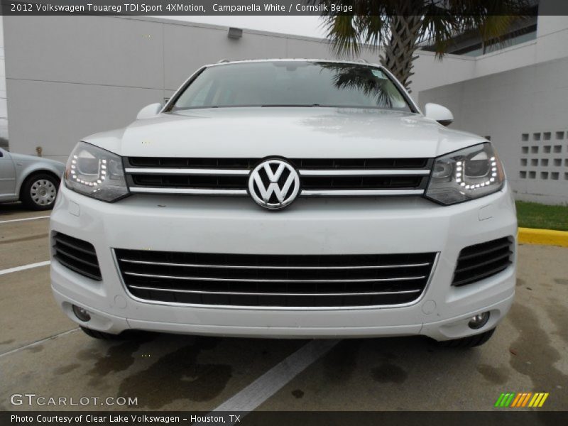 Campanella White / Cornsilk Beige 2012 Volkswagen Touareg TDI Sport 4XMotion