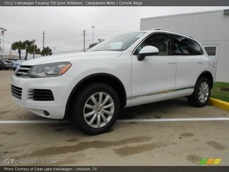 Campanella White / Cornsilk Beige 2012 Volkswagen Touareg TDI Sport 4XMotion