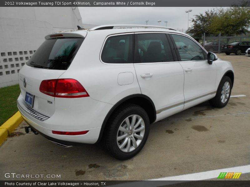 Campanella White / Cornsilk Beige 2012 Volkswagen Touareg TDI Sport 4XMotion