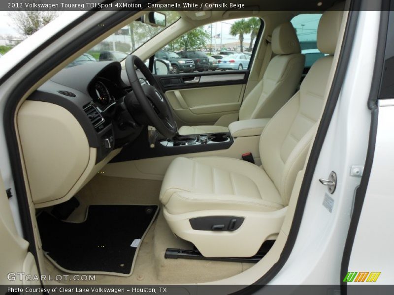  2012 Touareg TDI Sport 4XMotion Cornsilk Beige Interior