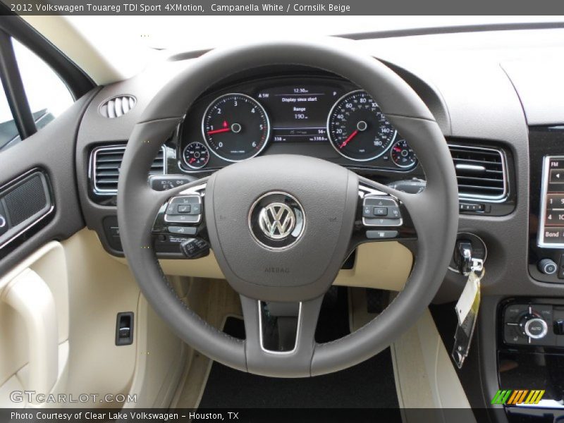 2012 Touareg TDI Sport 4XMotion Steering Wheel