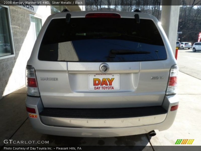 Silver Metallic / Black 2008 Mercury Mariner V6 4WD