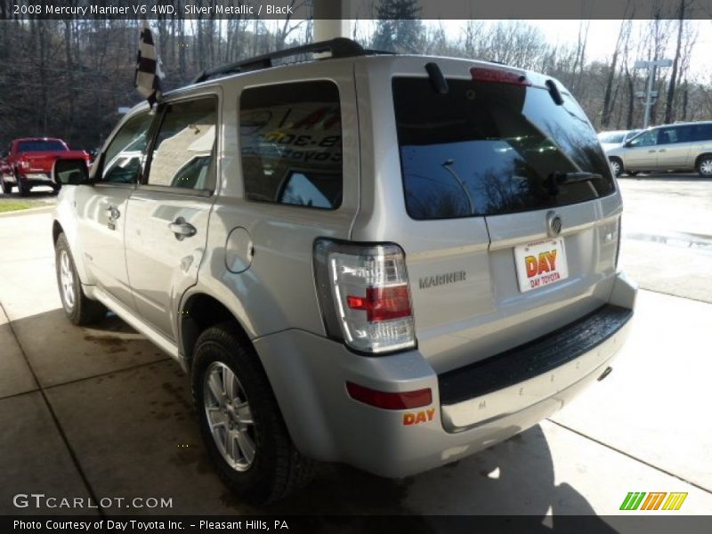 Silver Metallic / Black 2008 Mercury Mariner V6 4WD