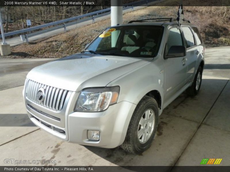 Silver Metallic / Black 2008 Mercury Mariner V6 4WD