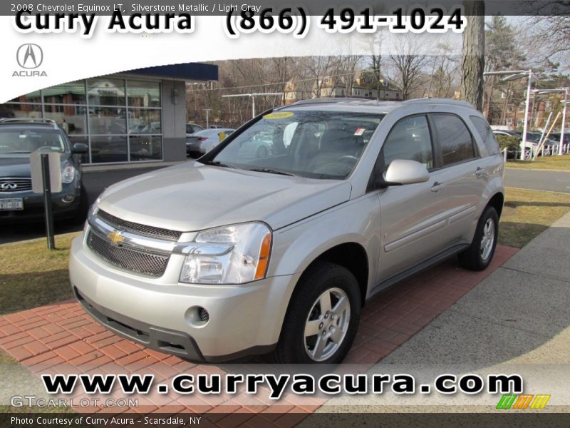 Silverstone Metallic / Light Gray 2008 Chevrolet Equinox LT