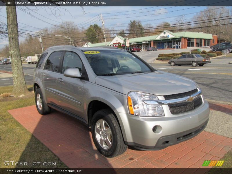 Silverstone Metallic / Light Gray 2008 Chevrolet Equinox LT