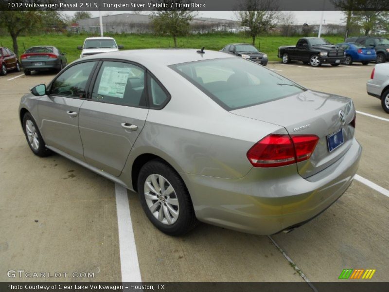 Tungsten Silver Metallic / Titan Black 2012 Volkswagen Passat 2.5L S