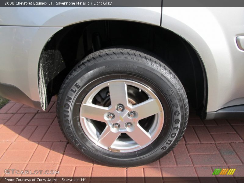 Silverstone Metallic / Light Gray 2008 Chevrolet Equinox LT