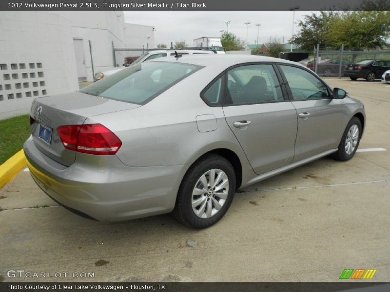 Tungsten Silver Metallic / Titan Black 2012 Volkswagen Passat 2.5L S