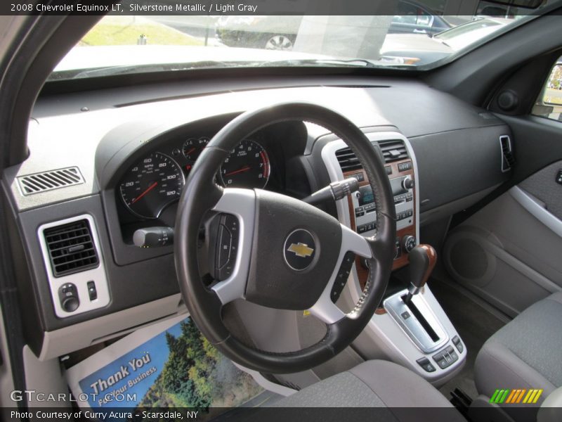 Silverstone Metallic / Light Gray 2008 Chevrolet Equinox LT